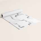 Diverse people paper cut crowd pattern Yoga Mat Gallery Image 2