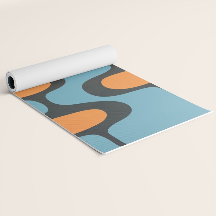 Mid-Century Modern Abstract Art 18 Yoga Mat Gallery Image 2