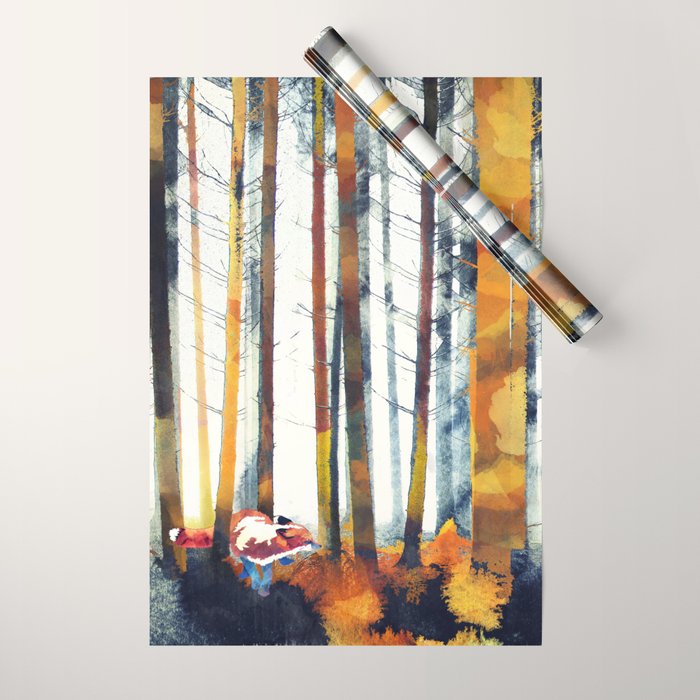 Autumn Hunt Wrapping Paper Gallery Image 1