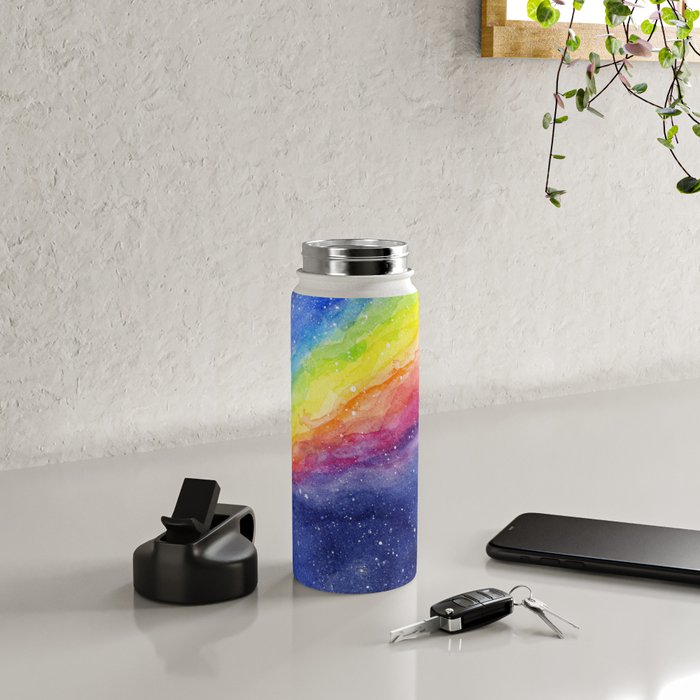 A Rainbow in Space Water Bottle Gallery Image 4