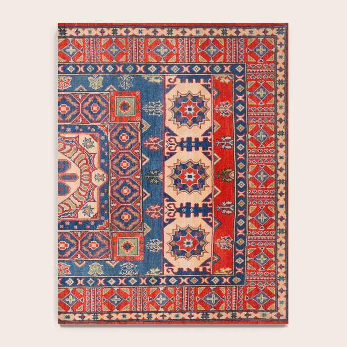 Square Bloom Kazak Handmade Rug Notebook Gallery Image 4