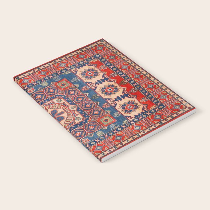 Square Bloom Kazak Handmade Rug Notebook Gallery Image 2