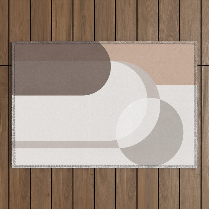 abstract minimal #1 Outdoor Rug Gallery Image 1