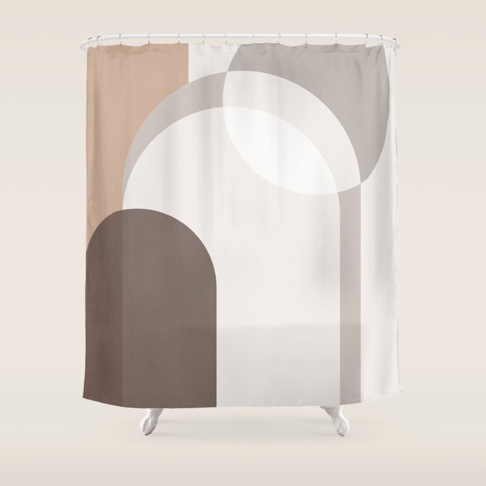 abstract minimal #1 Shower Curtain Gallery Image 1