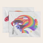 Rainbow guppy 3 Placemat Gallery Image 1