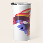 Rainbow guppy 3 Travel Mug Gallery Image 3