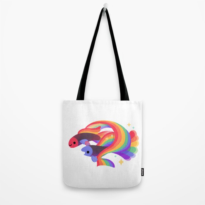 Rainbow guppy 3 Tote Bag Gallery Image 2