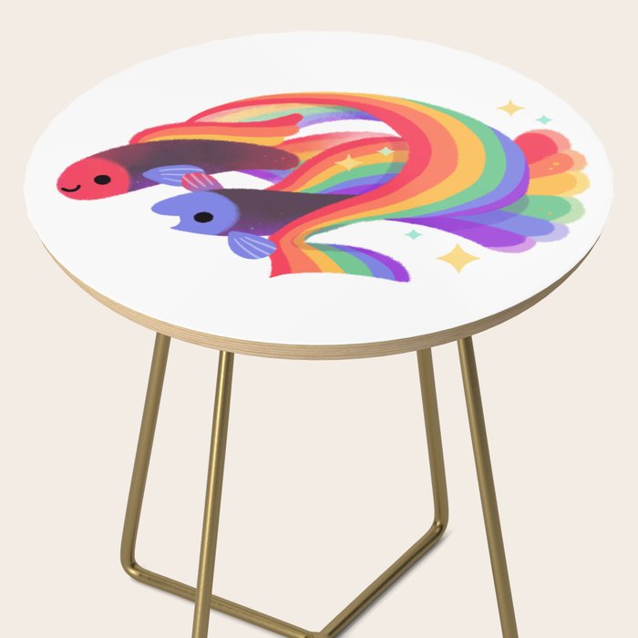 Rainbow guppy 3 Side Table Gallery Image 2
