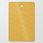 Waves (Mustard Yellow) Cutting Board Gallery Image 1