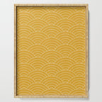 Waves (Mustard Yellow) Serving Tray Gallery Image 1