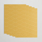 Waves (Mustard Yellow) Wrapping Paper Gallery Image 3