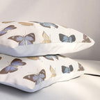 Vintage Scientific Insect Butterfly Moth Biological Hand Drawn Species Art Illustration Pillow Sham Gallery Image 3