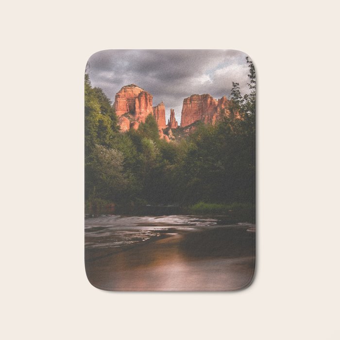 Sedona Vortex II - Chimney Rock Desert Photography Bath Mat Gallery Image 1
