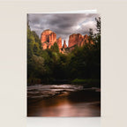 Sedona Vortex II - Chimney Rock Desert Photography Stationery Card Gallery Image 2