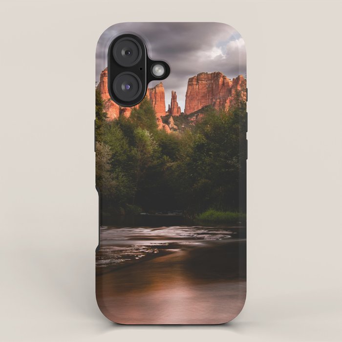 Sedona Vortex II - Chimney Rock Desert Photography iPhone Case Gallery Image 1