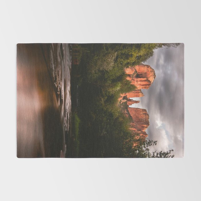 Sedona Vortex II - Chimney Rock Desert Photography Rug Gallery Image 2