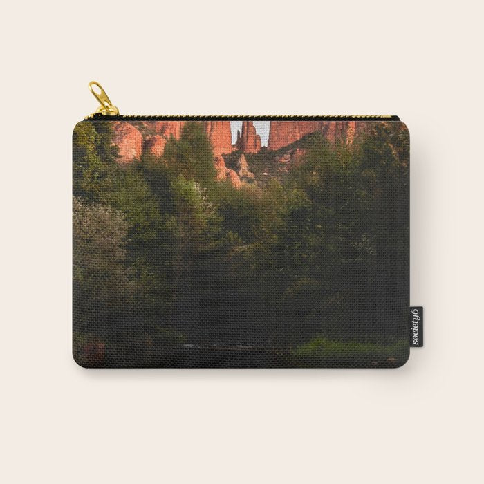 Sedona Vortex II - Chimney Rock Desert Photography Carry All Pouch Gallery Image 1