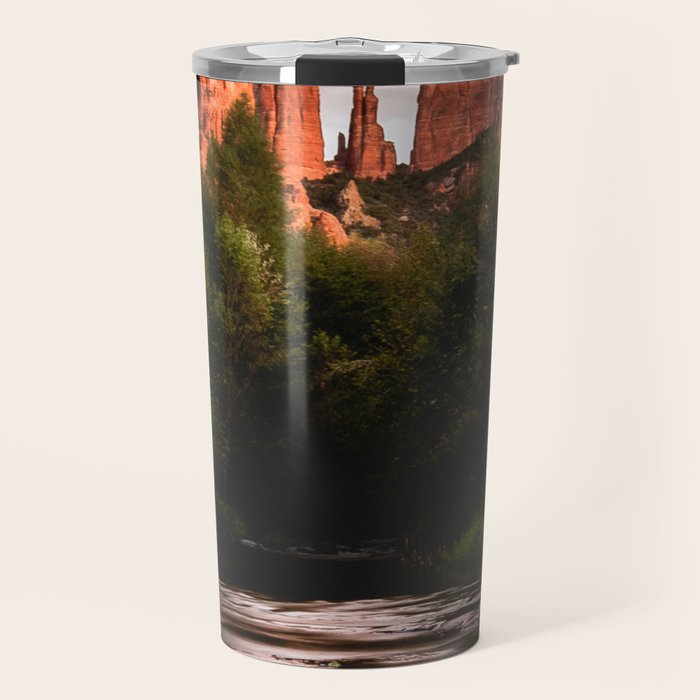 Sedona Vortex II - Chimney Rock Desert Photography Travel Mug Gallery Image 1