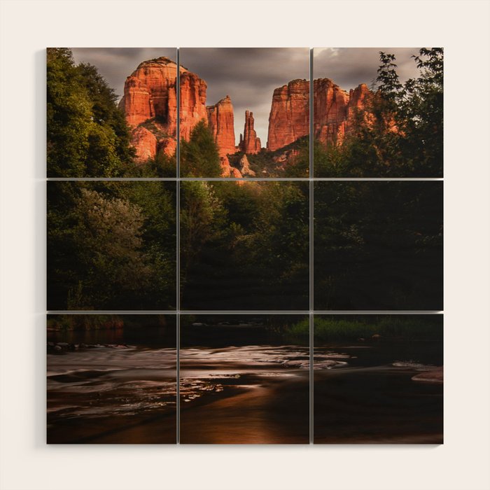 Sedona Vortex II - Chimney Rock Desert Photography Wood Wall Art Gallery Image 1