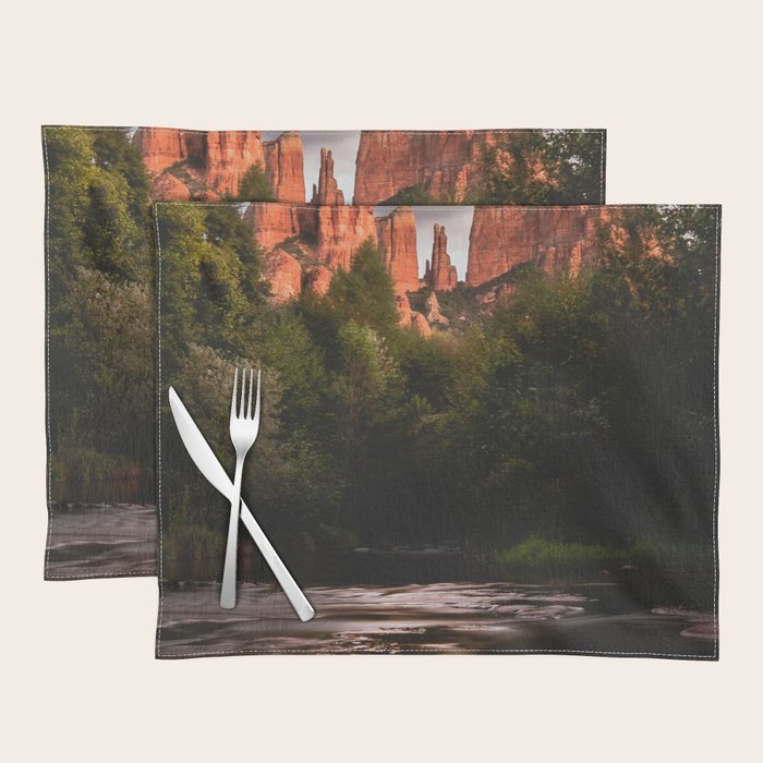Sedona Vortex II - Chimney Rock Desert Photography Placemat Gallery Image 1