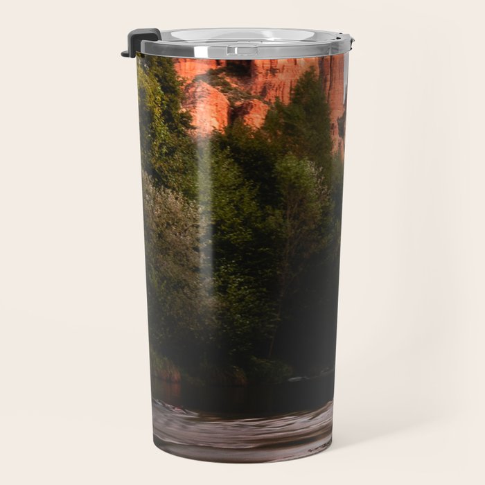 Sedona Vortex II - Chimney Rock Desert Photography Travel Mug Gallery Image 3