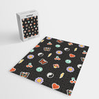 Retro cartoon sticker doodle pattern Jigsaw Puzzle Gallery Image 2