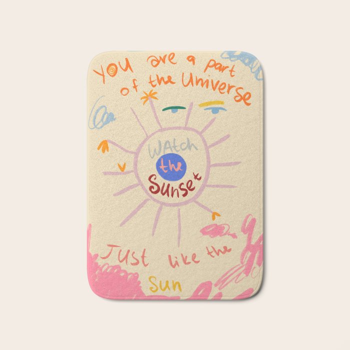 WATCH THE SUNSET Bath Mat Gallery Image 1
