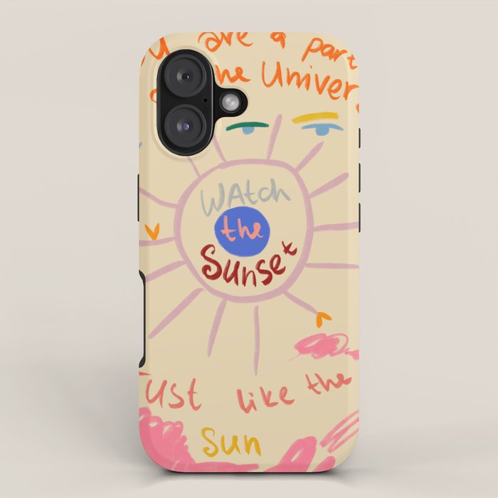 WATCH THE SUNSET iPhone Case Gallery Image 1