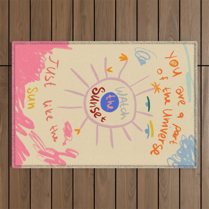 WATCH THE SUNSET Outdoor Rug Gallery Image 1