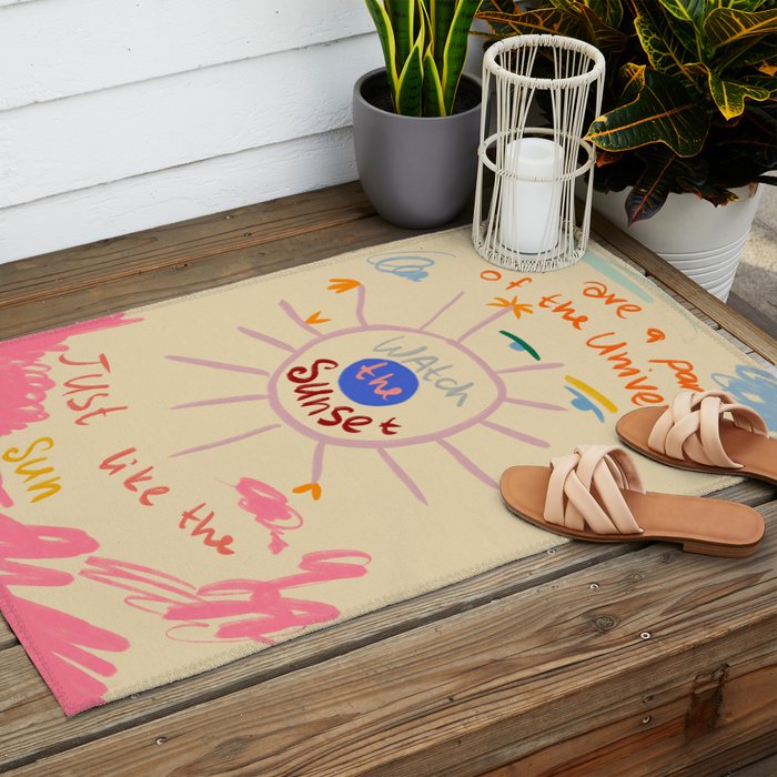 WATCH THE SUNSET Outdoor Rug Gallery Image 2