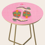 Cowgirl boots - 'Booty-licious' pun in pink Side Table Gallery Image 2