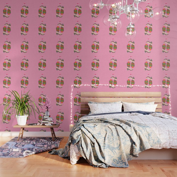 Cowgirl boots - 'Booty-licious' pun in pink Wallpaper Gallery Image 1