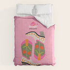 Cowgirl boots - 'Booty-licious' pun in pink Comforter Gallery Image 6