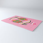 Cowgirl boots - 'Booty-licious' pun in pink Rug Gallery Image 3
