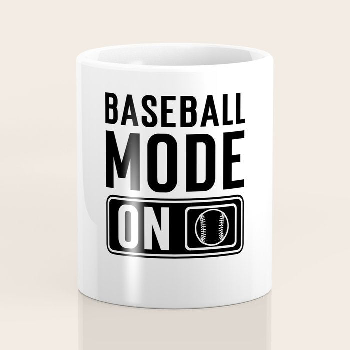 Baseball Mode On Coffee Mug Gallery Image 4