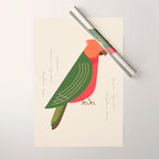 Australian King Parrot, Bird of Australia Wrapping Paper Gallery Image 1