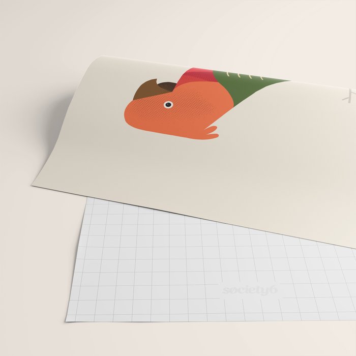 Australian King Parrot, Bird of Australia Wrapping Paper Gallery Image 2
