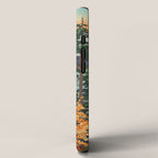 Tsuchiya Koitsu Vintage Japanese Woodblock Print Fall Autumn Mount Fuji iPhone Case Gallery Image 2