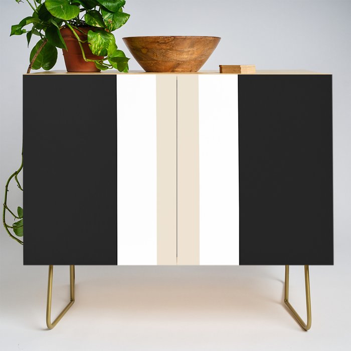 Accent (Black & Cream) Credenza Gallery Image 1