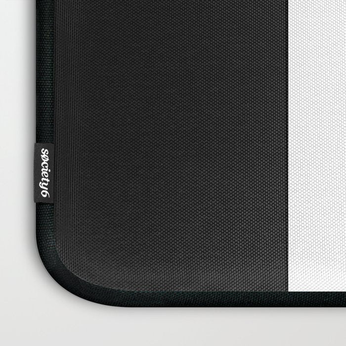 Accent (Black & Cream) Laptop Sleeve Gallery Image 3