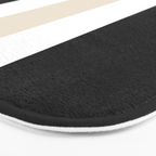 Accent (Black & Cream) Bath Mat Gallery Image 3