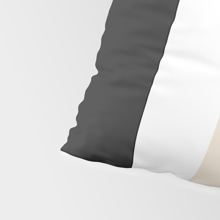 Accent (Black & Cream) Pillow Sham Gallery Image 4