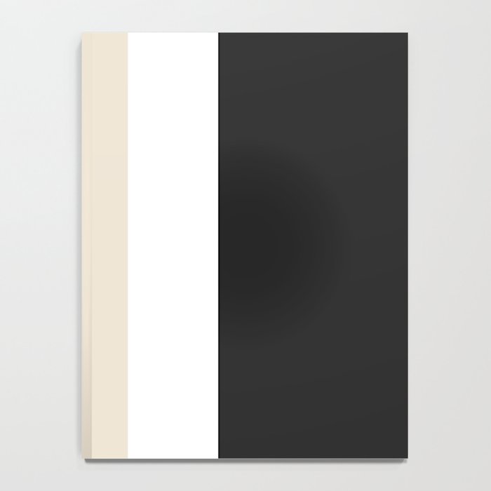 Accent (Black & Cream) Notebook Gallery Image 4