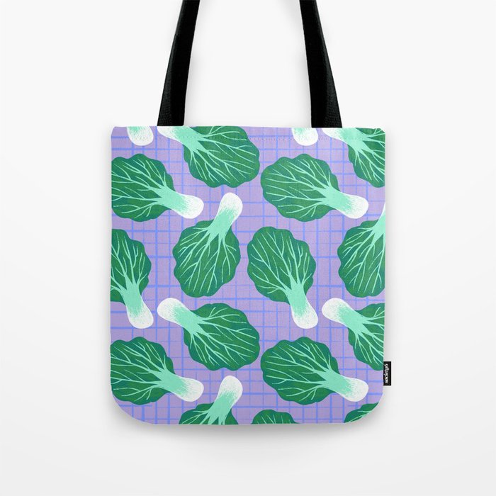 Bokchoy Pattern Tote Bag Gallery Image 1
