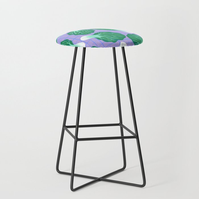 Bokchoy Pattern Stool Gallery Image 1