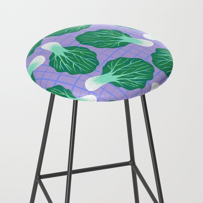Bokchoy Pattern Stool Gallery Image 2