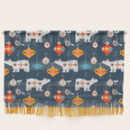 Christmas Retro decorations no2 Wall Hanging Gallery Image 1