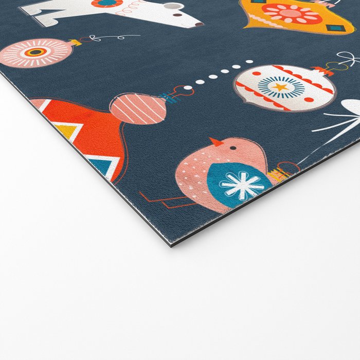 Christmas Retro decorations no2 Welcome Mat Gallery Image 2
