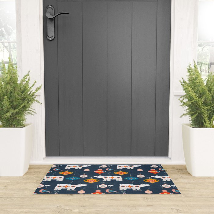 Christmas Retro decorations no2 Welcome Mat Gallery Image 3