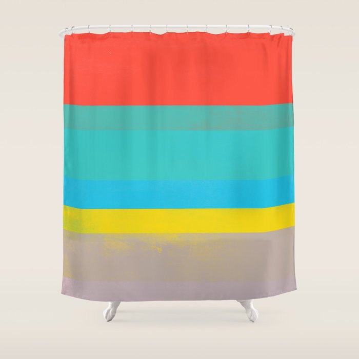 stripe study 40 Shower Curtain Gallery Image 1